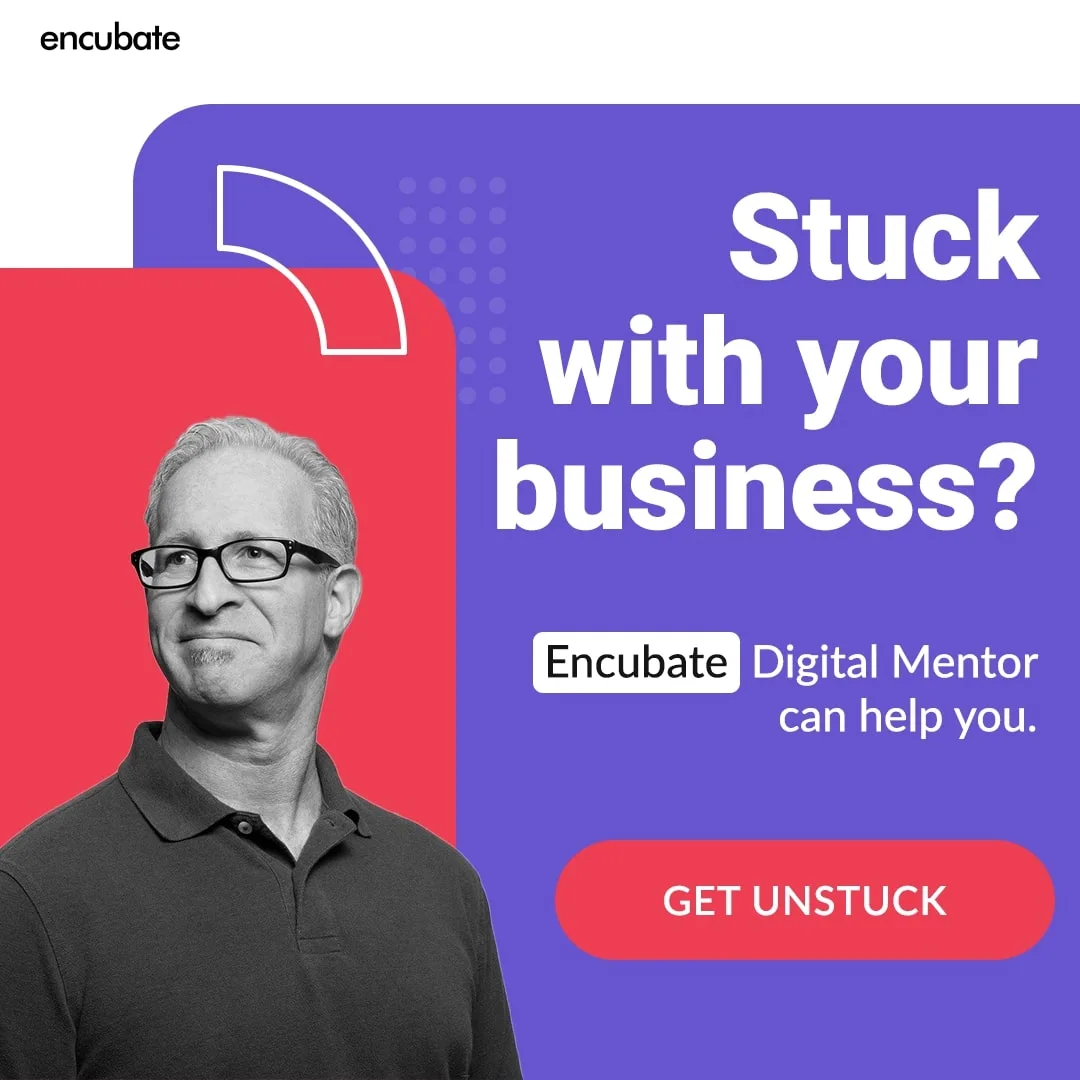 Get Unstuck campaign social ad.